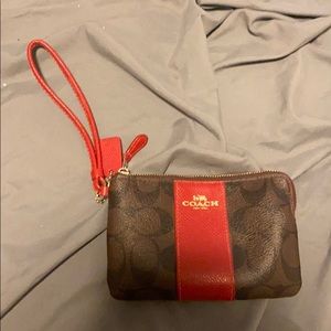 Coach wristlet wallet